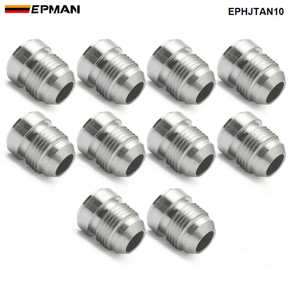 

EPMAN 10 шт. заготовка алюминиево-10AN сварка на булавке штекер шланга конец соска сварной 10AN клеш резьбовой разъем для радиаторов EPHJTAN10