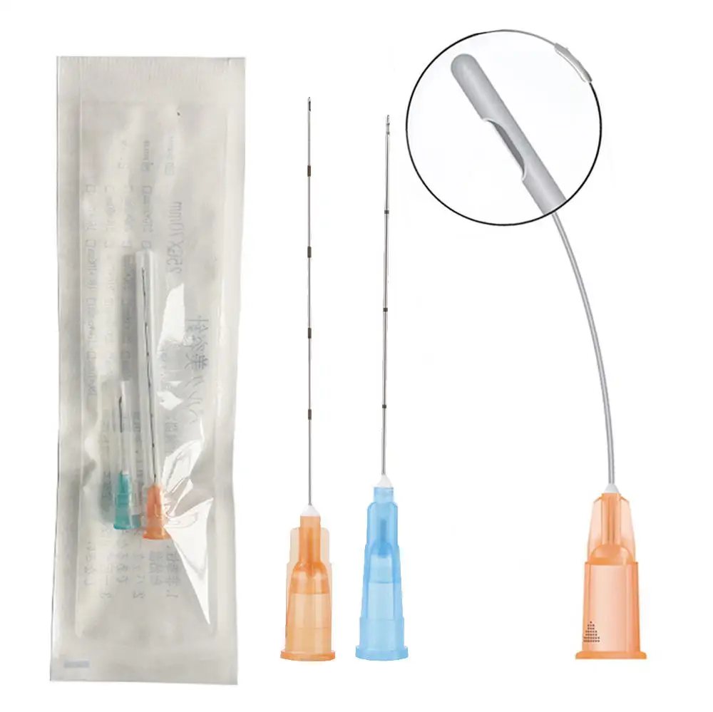 Blunt Tip Filler Needle Cannula for Syringe filler injection Hyaluronic 21G 22G 23G 25G 27G 30G