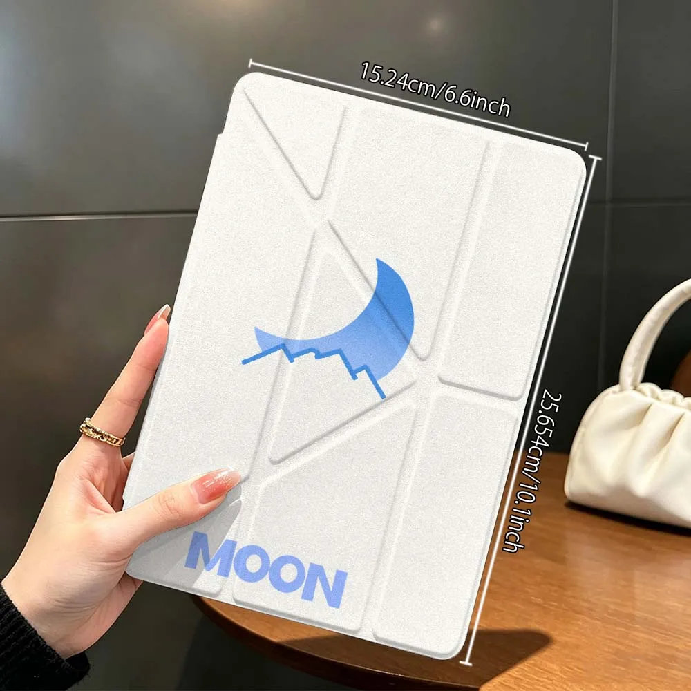 Фото Чехол Sun Half Moon Mountain для Samsung Galaxy Tab A9 A8 A11 S6 S7 S8 S9 S10 FE Plus Lite, прозрачный, Y-образный, складной, для планшета №4
