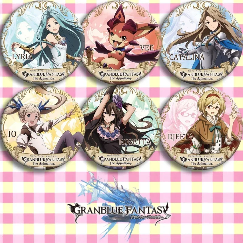 Lucifer Djeeta carlioyo Philly аниме значки 58 мм вторичная периферия лацкан булавки для