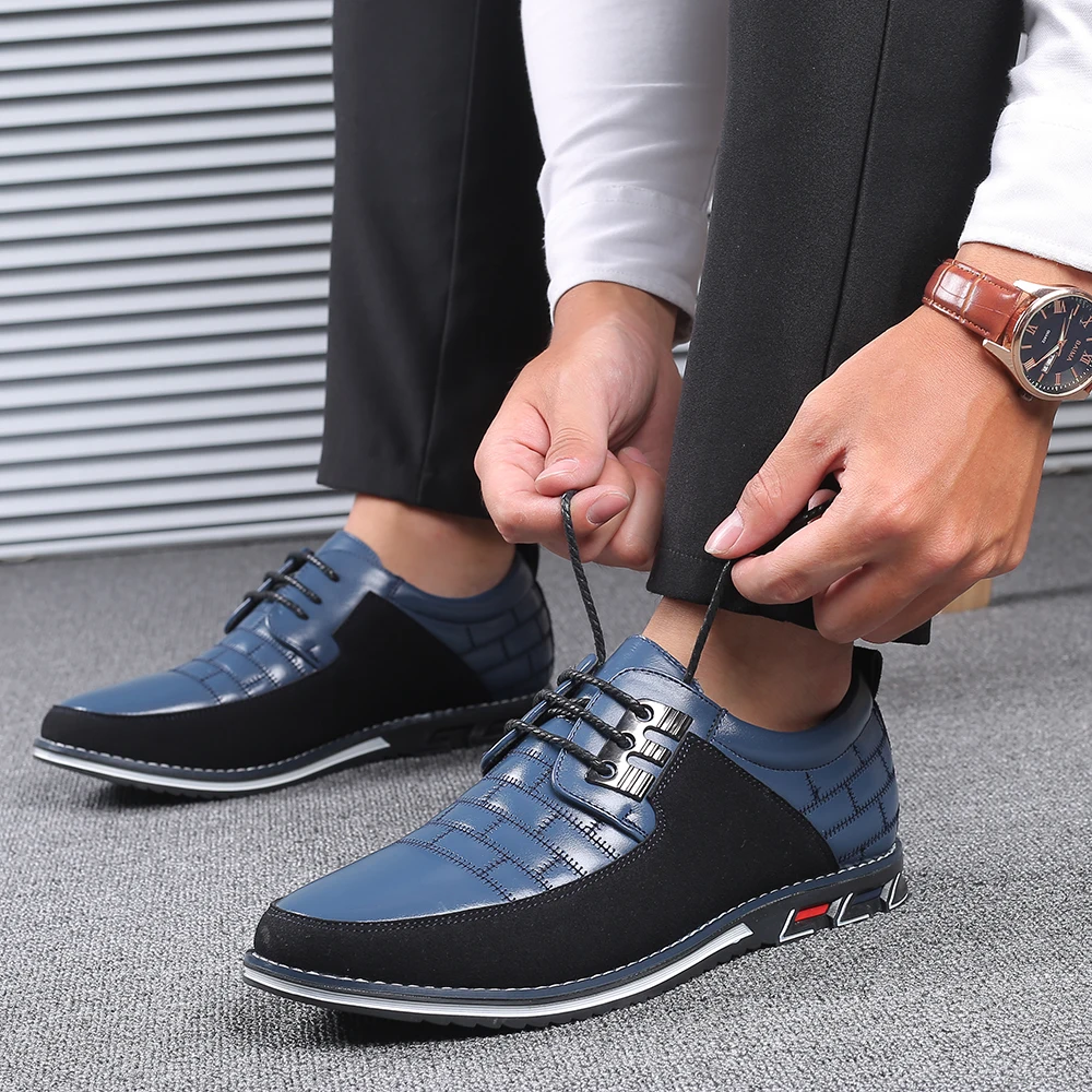 

SOLI2 Fashion Casual Men Oxfords Leather Shoes Formal Drop Shipping Business 2021 New Wedding lace up Men Shoes S5800-S5812
