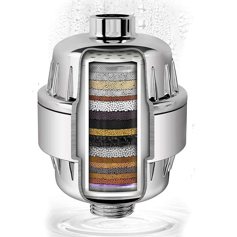 

4X 20 Stage Replacement Shower Water Filter Cartridge (No Housing), Compatible With Any Shower Filter Of Similar Design