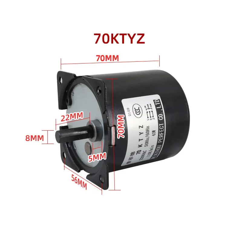 110 В 50ktyz 60ktyz 68ktyz 1 об/мин 2 5 6 Вт до 40 AC110V Двигатель синхронизации постоянного