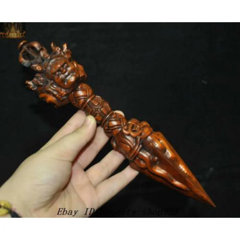 

10-Inch Box for Reserving Wooden Mahakala Avatar Vajra Phurpa Dagger Equipment
