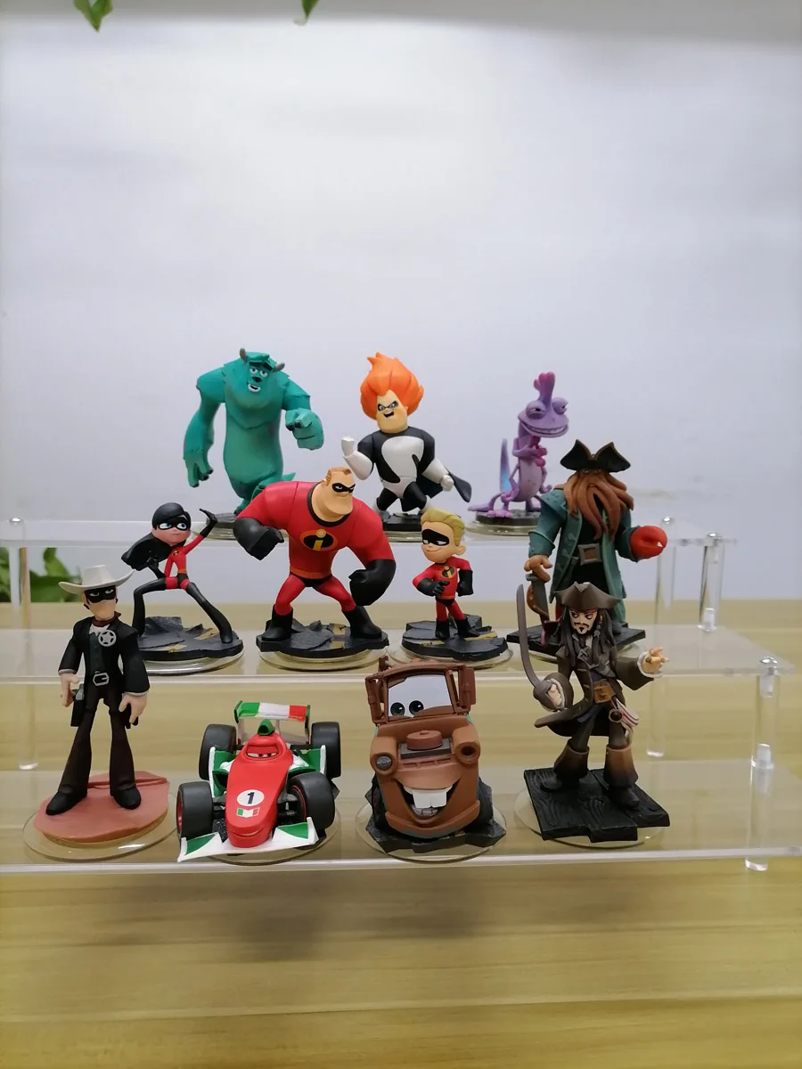 

Genuine Disney Infinity Game Characters Interactive Figure with Chips Collection The Incredibles Lone Ranger Pirates Caribbean