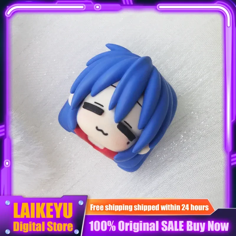 Фото Аниме Lucky Star Konata Izumi Keycap Cherry R4, профиль, механическая клавиатура, милые мультяшные игровые колпачки для ключей, коллекционные подарки №1