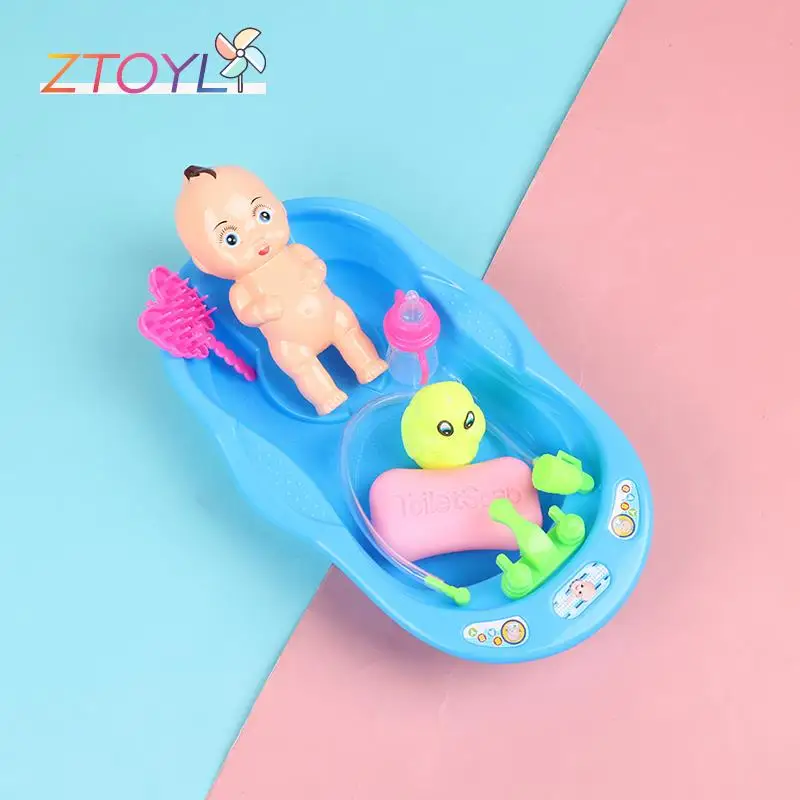 Baby Bath Toys Bath doll Yellow Duck suit Water Toy Infant Swim Tub Toys