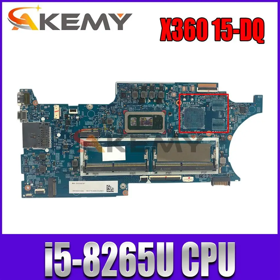 

Для HP ENVY x360 Convert 15-dq0xxx восстановленная материнская плата для ноутбука L50972-601 18741-1 448.0GC03.0011 i5-8265U CPU