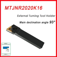1pcs mtjnr2020k16 external turning tool holder metal lathe boring bar cutting accessories cnc lathe