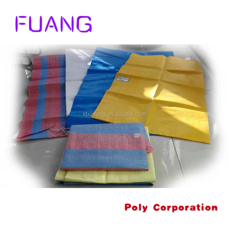 Полипропиленовый плетеный мешок большого размера для кукурузной зернистости 100