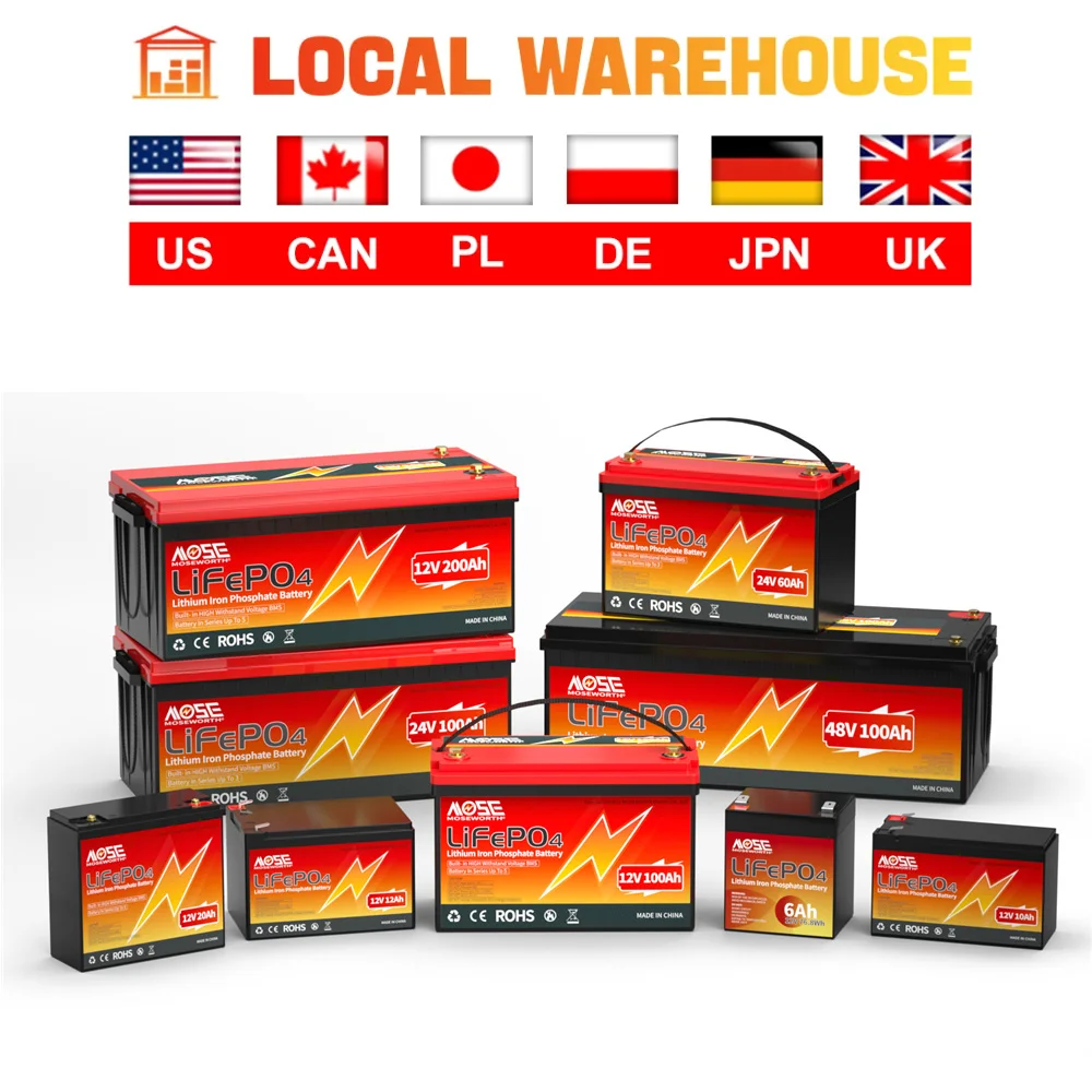 12 В, 20 Ач, 25 Ач, 50 Ач, 100 Ач, 200 Ач, литий-железо-фосфатный ...