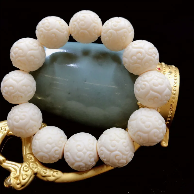 Прямые поставки с фабрики гайка цвета слоновой кости браслет Xiangyun ладовые бусины