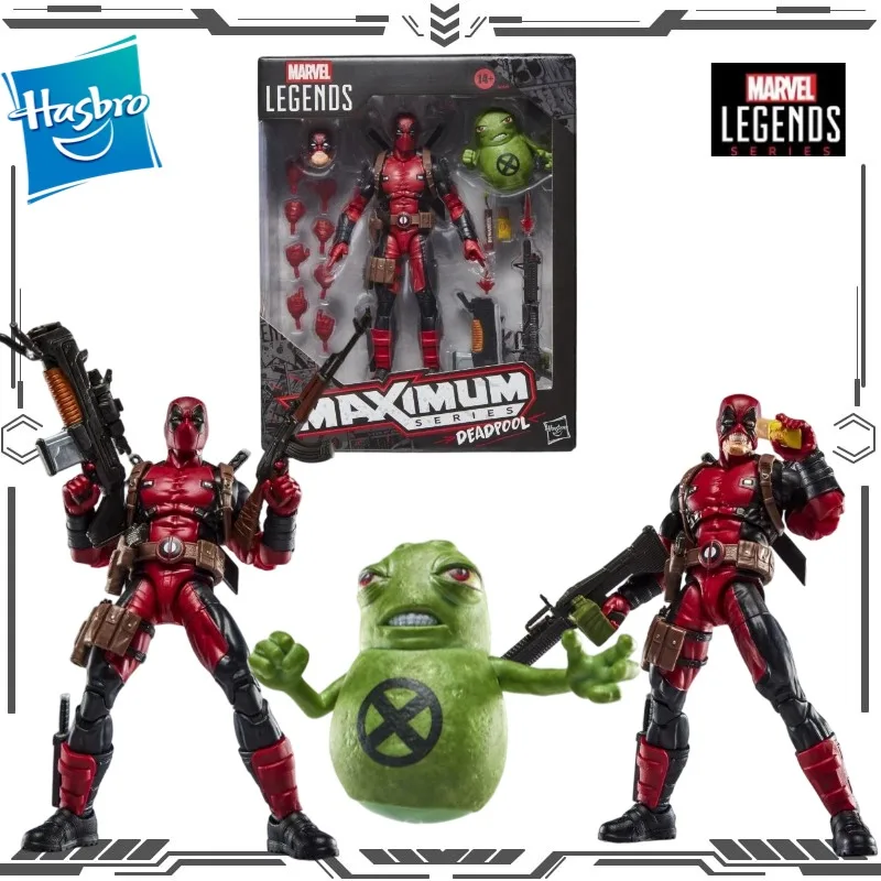 Фото Оригинальная коллекционная фигурка Hasbro Marvel Legends Maximum Series Дэдпул, 6-дюймовая, для мальчиков и девочек, подарок, коллекционная модель №1