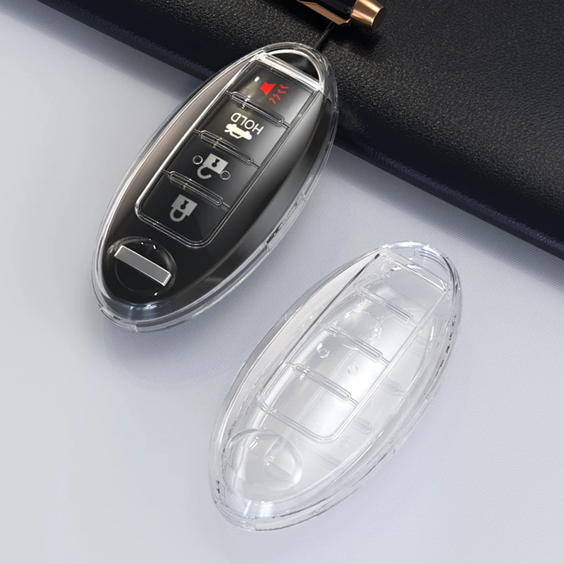 

TPU Transparent Car Key Case Cover Protector for Nissan Qashqai J10 J11 X-Trail T31 T32 Kicks Tiida Pathfinder Murano Note Juke