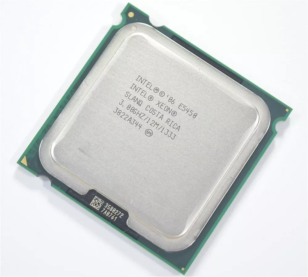 

Intel Xeon E5450 Quad Core 3.0GHz 12MB SLANQ SLBBM Processor Works on LGA 775 mainboard no need adapter
