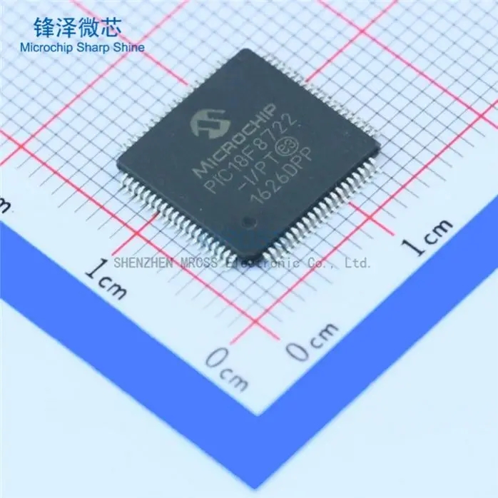 

MCU 8 Bit - Flash - PIC18 Family PIC18F87xx Series Microcontrollers - 40 MHz - 128 KB - 3.84 KB - 80 Pins PIC18F8722-I/PT