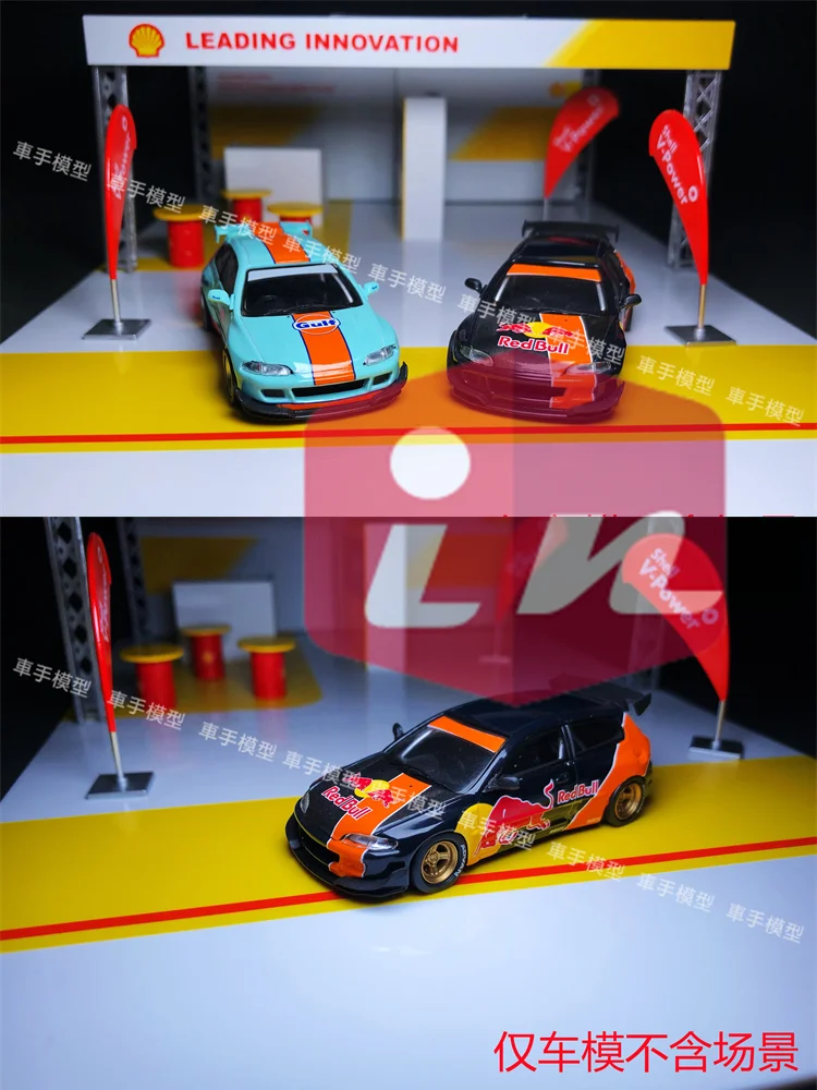 

Onemodel 1/64 EG6 Gulf Diecast Model Car Collection Limited Edition Hobby Toys