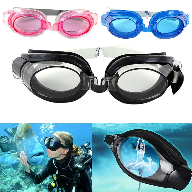 

1 комплект, плавательные очки, противотуманные водонепроницаемые плавательные очки со встроенной силиконовой пластиной, очки для дайвинга