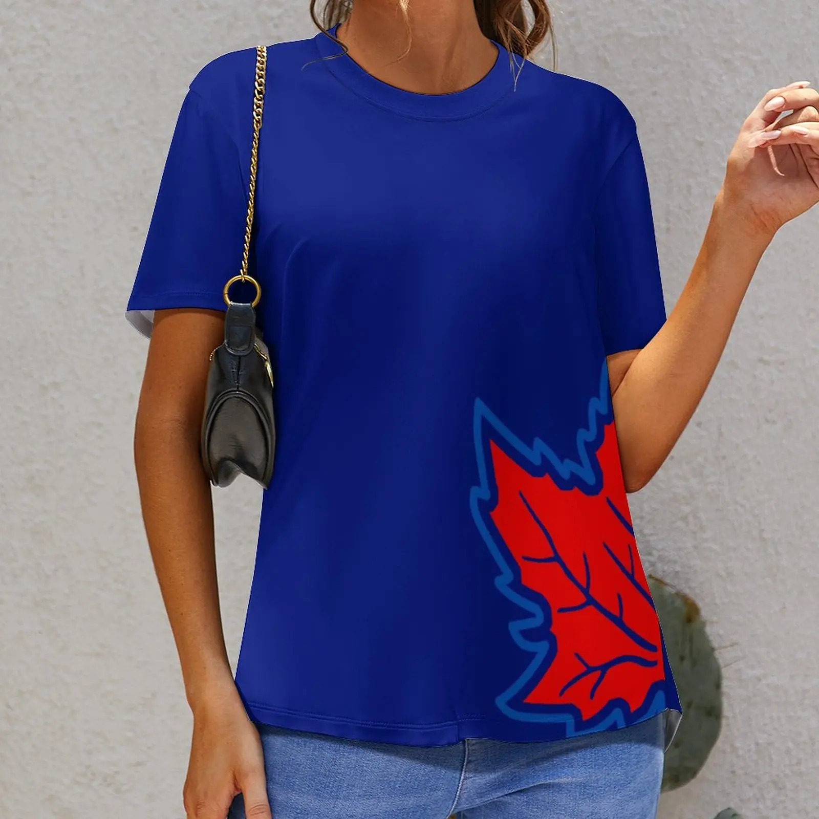 

Vintage Retro Canadian Style Maple Leaf Symbol Unique Tshirt top Quality Activity Competition USA Size