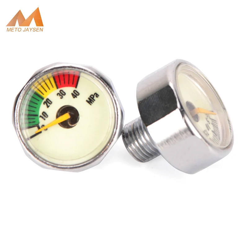 

1 Inch Mini Pressure Gauge Pump Valve 25mm M8x1 M10x1 Thread Scuba Manometer 5Mpa 10Mpa 20Mpa 30Mpa 35Mpa 40Mpa
