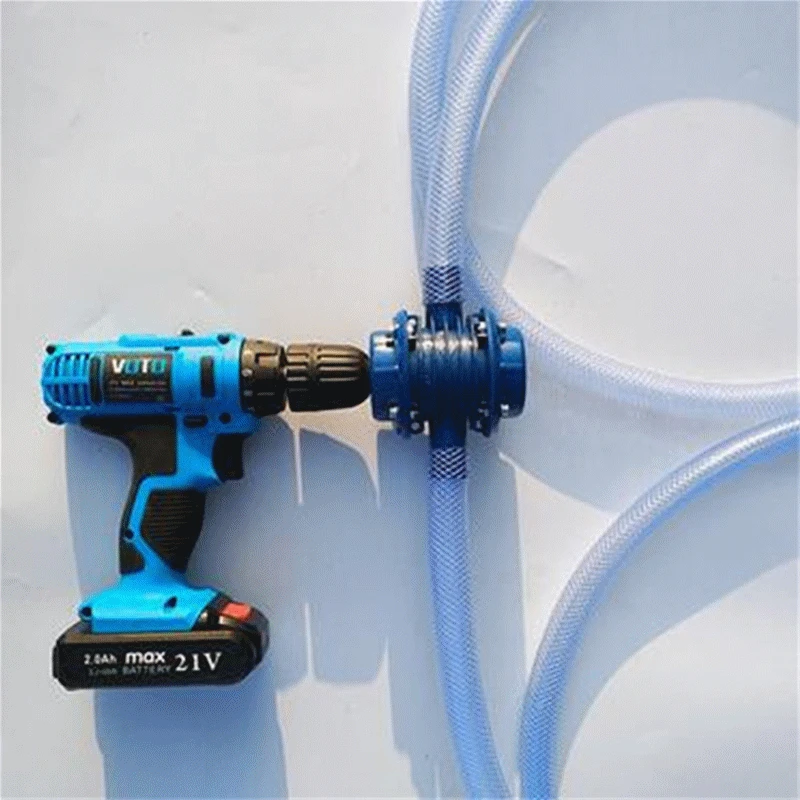 

Blue Self-Priming Dc Pumping Self-Priming Centrifugal Pump Household Small Pumping Hand Electric Drill Water Pump FreeShipping