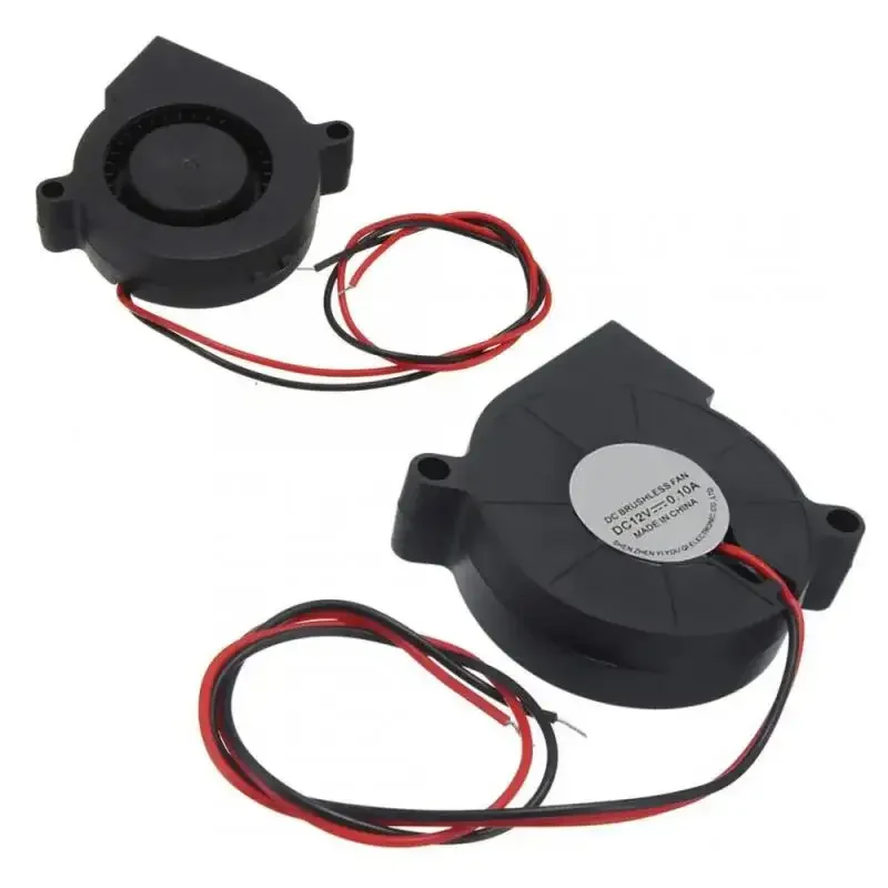 Prusa I3 MK3 Super Silent 5015 Double Ball Fan Blow Radial Cooling Hydraulic Sleeve Bearing Front Cooler Radiator DC 5V