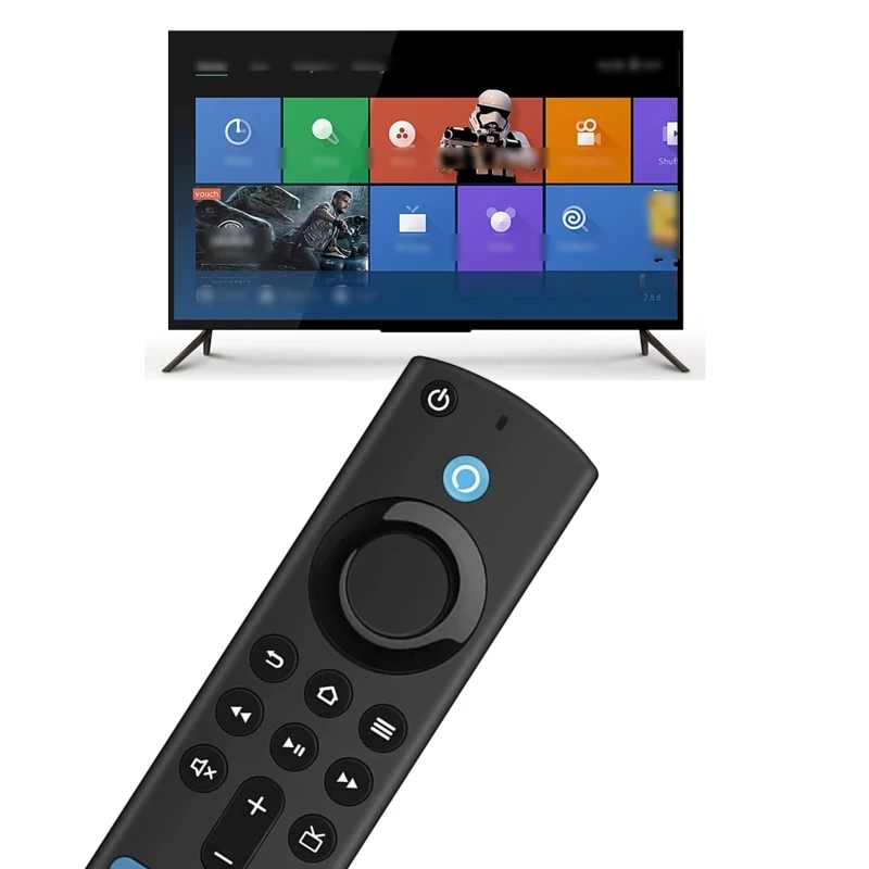 

1pc Lightweight Voice Remote Control Replace Compatible with AmazonFireTV Stick 3nd Gen L5B83G Remote TV Accessories
