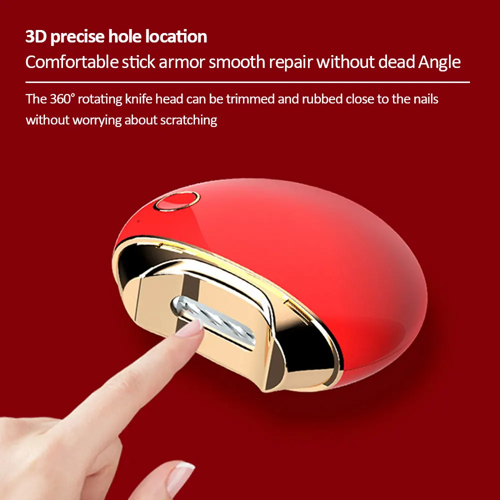 

1pcs Electric Nail Clippers Automatic Nail Clipper Trimmer Manicure Machine Anti-Splash Nail machine Nail Sharpener