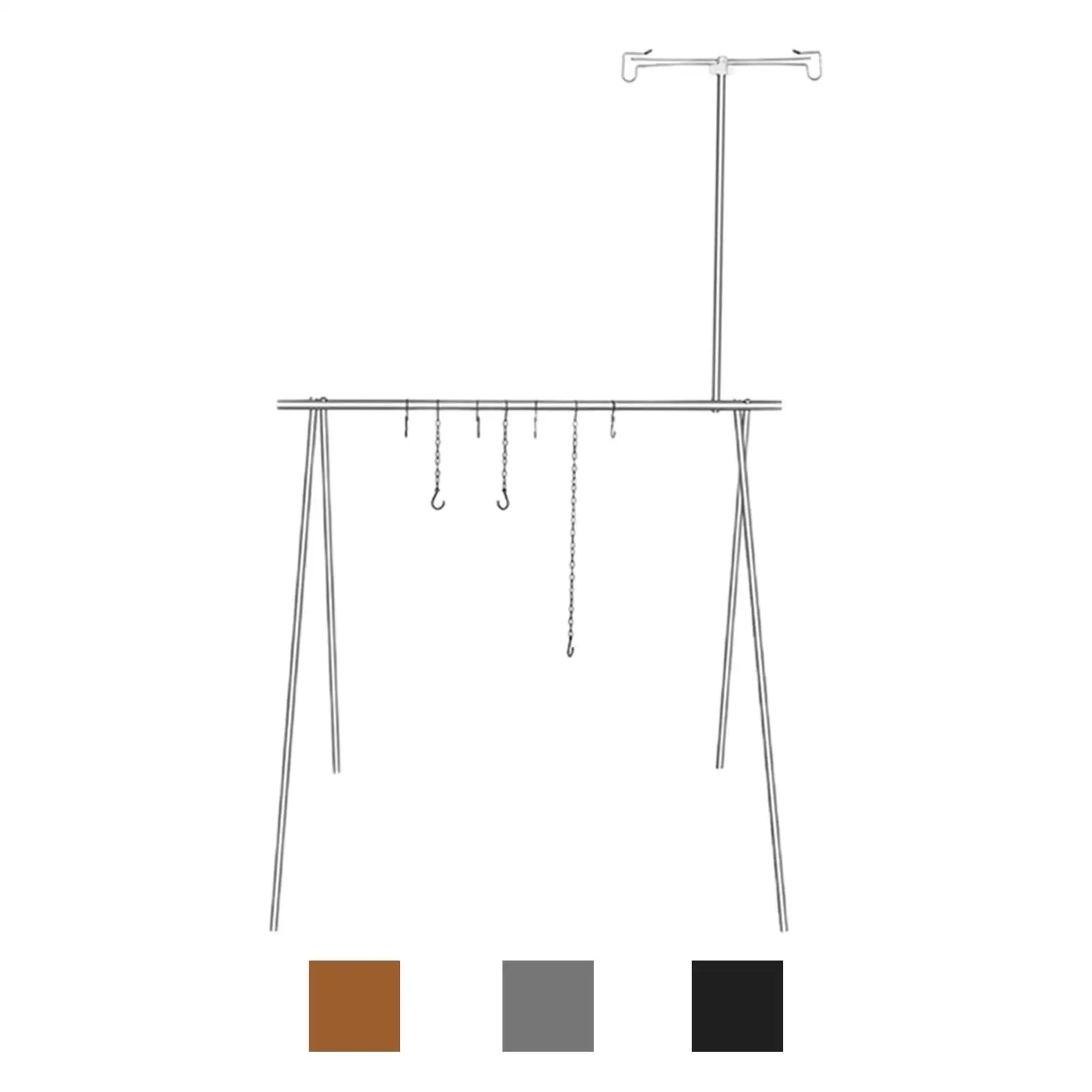 

Camping Hanging Rack Clothes Outdoor Easy Organizers Cook