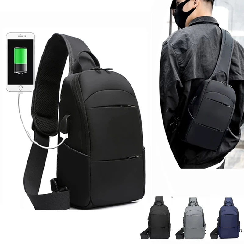 

Многофункциональная мужская сумка 2022, нагрудная сумка через плечо, дорожные короткие нейлоновые водонепроницаемые сумки-мессенджеры для путешествий