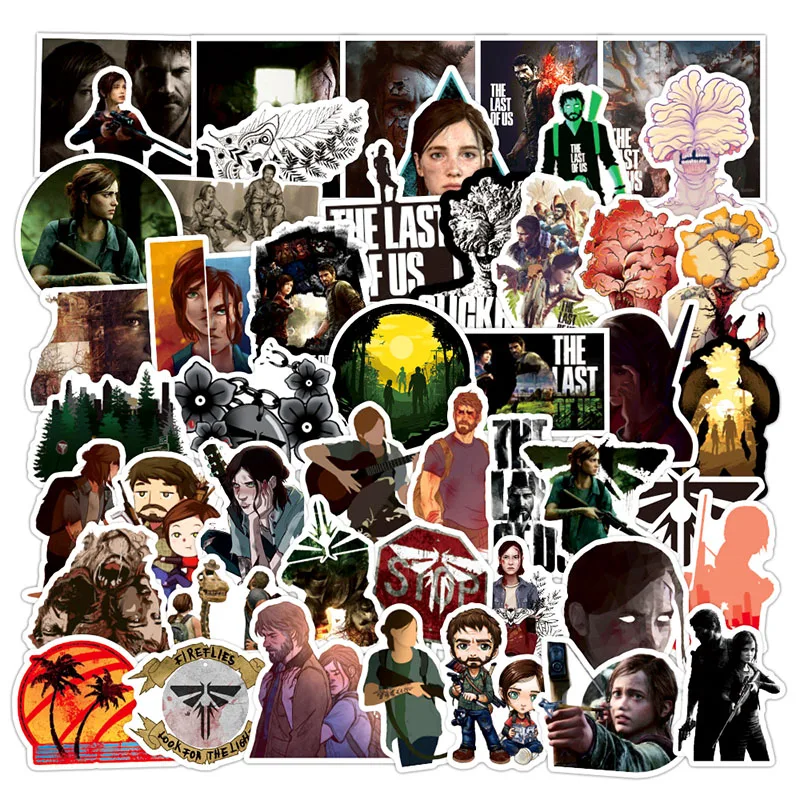 

10/30/50Pcs Cartoon The Last Of Us Game Stickers For Motorcycle Skateboard Bike Sticker Laptop Phone Suitcase Car Pegatinas PVC