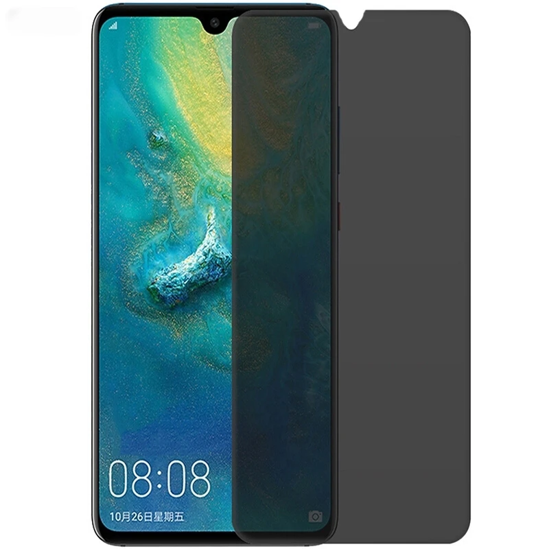 

EXUNTON 2.5D Anti-spy Privacy Tempered Glass For Huawei Mate 20 X Mate20 Mate 20X 30 Lite Screen Protector For Huawei P40 Lite E