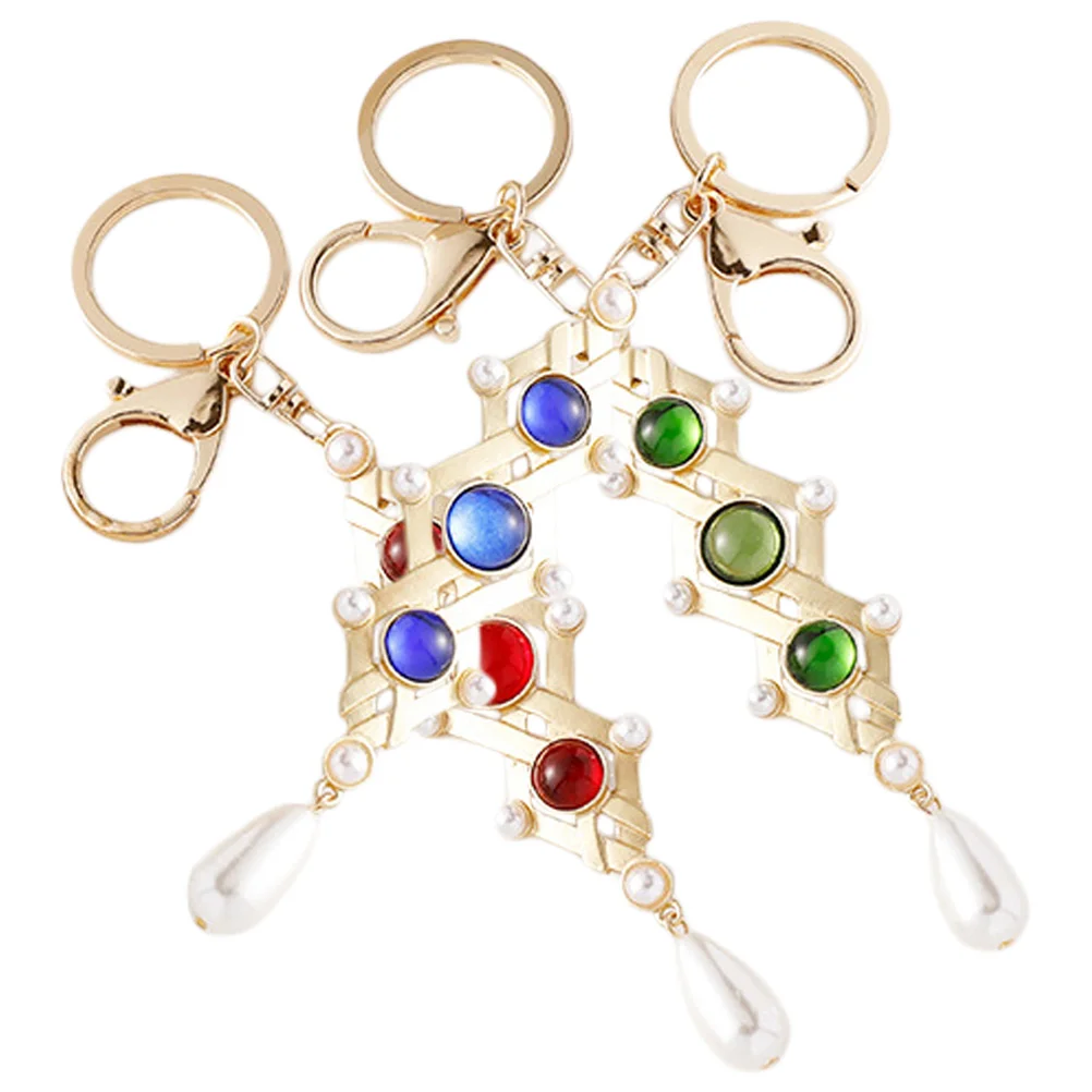 

Accessories Key Hangin Decor Vintage Style Keychains Metal Pendant Purse Charms Decoration Ring Women