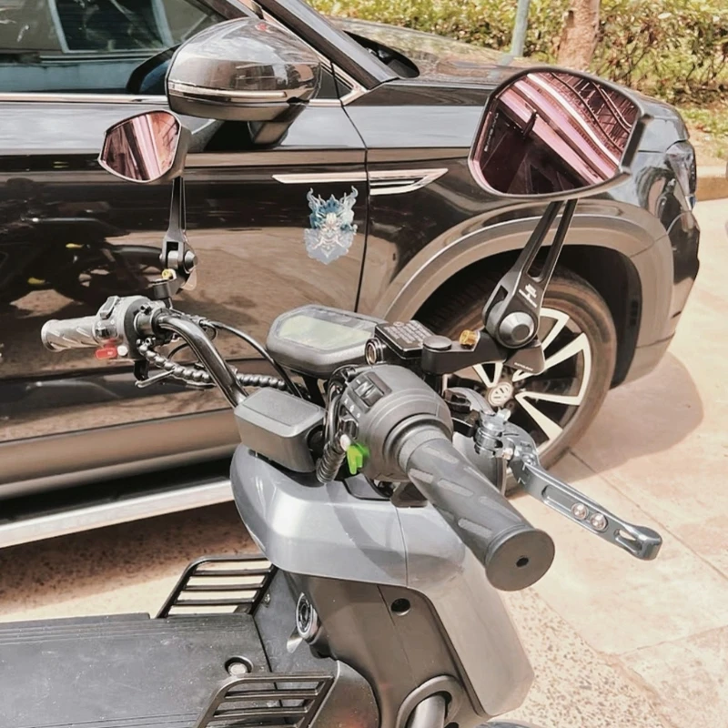 Конец руля мотоцикла регулируемое зеркало заднего вида отражатель выпуклое с