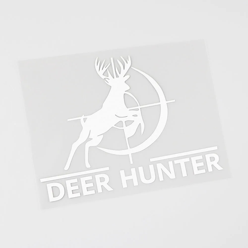 Животные Олень Охота высечка виниловая наклейка автомобильная