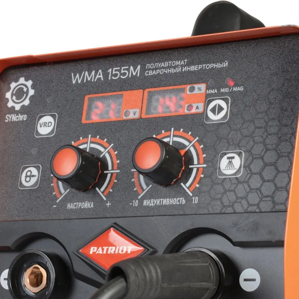 Полуавтомат сварочный инверторный 6.2 кВт Patriot WMA 155M 605302140