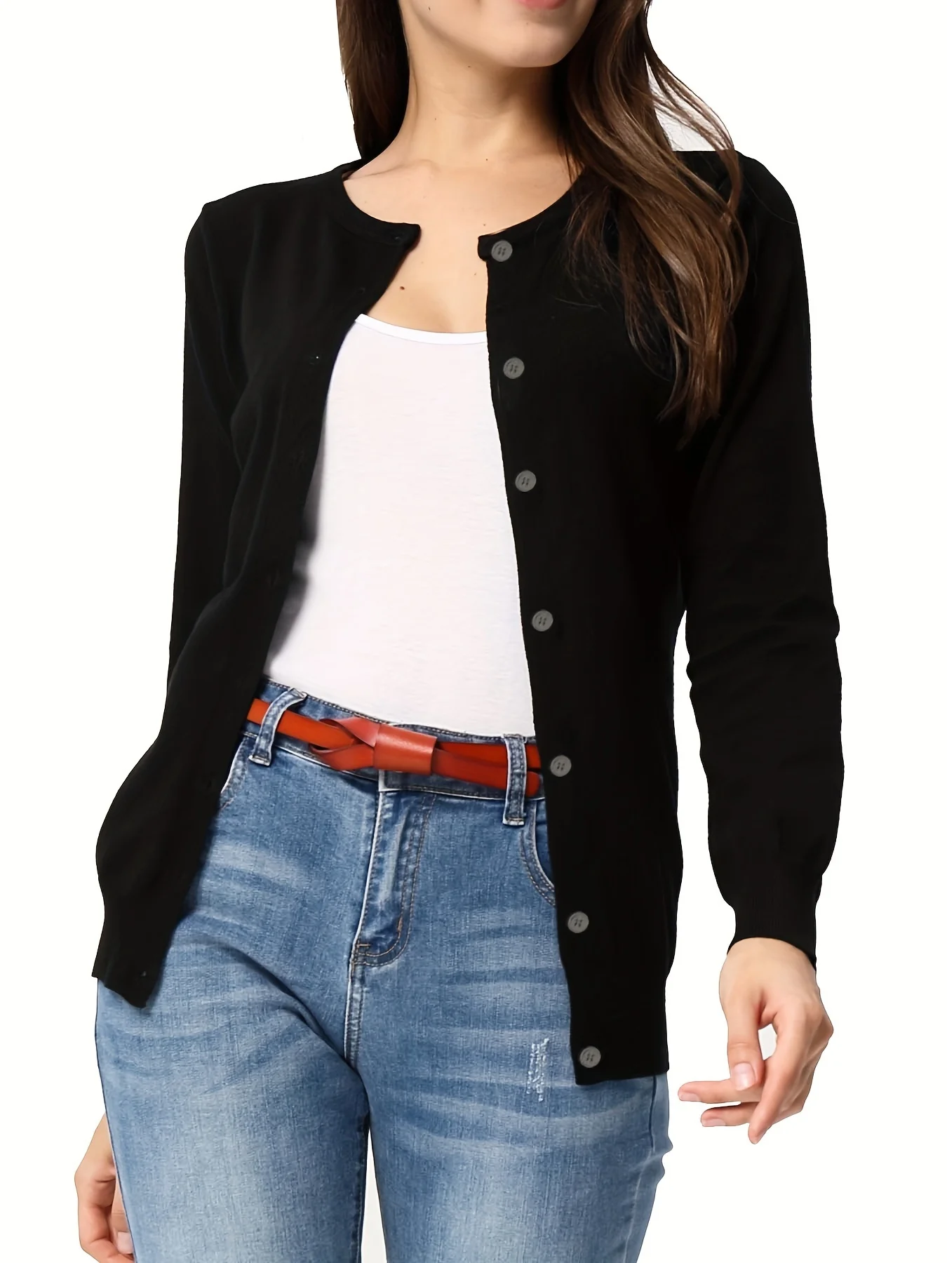 Весенне-осенние кардиганы в европейском и американском стиле модные свитера с