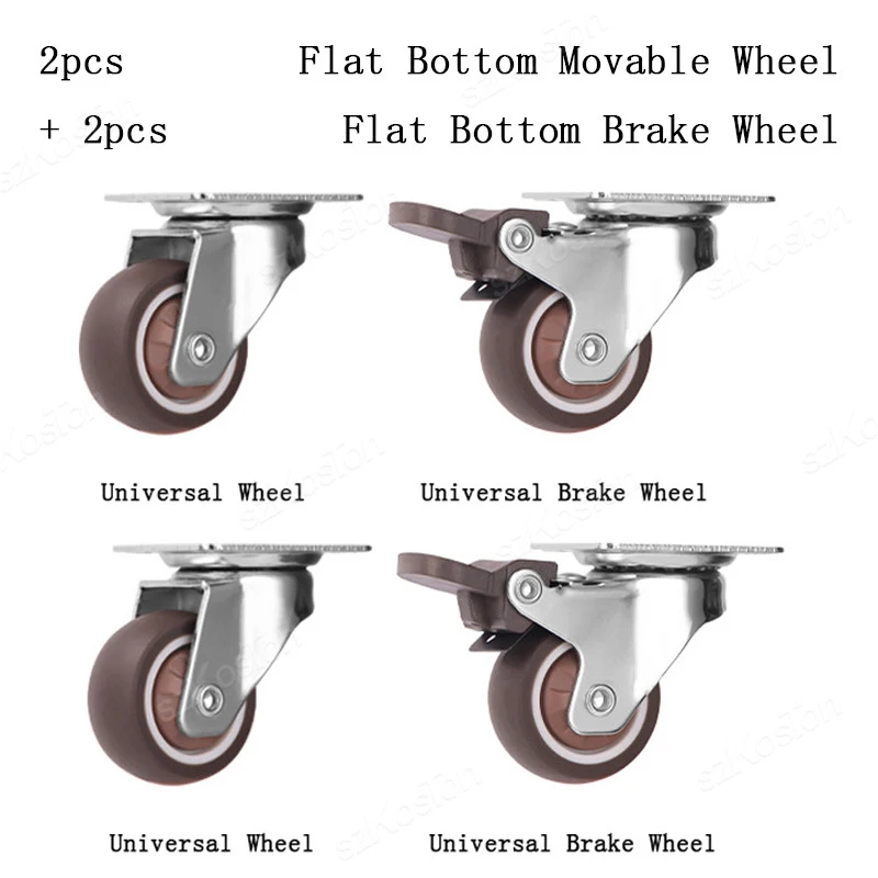 

Мебельные ролики 4 шт. из мягкой резины 1, 1.25, 1.5, 2 дюйма