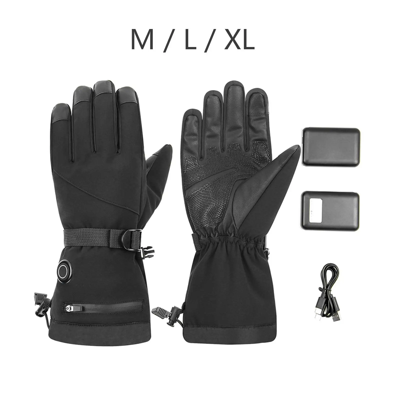 

Перчатки с электрическим подогревом и сенсорным экраном, портативная грелка для рук на батарейках, для катания на лыжах, велоспорта, тренировок, для мужчин и женщин