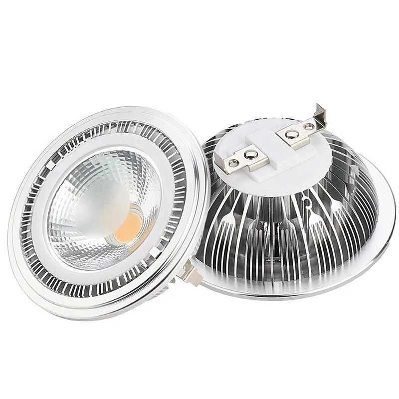 Купи Dimmable AR111 G53 15W COB LED Downlight ES111 QR111 GU10 DC12V AC110V 220V LED Indoor Lighting Warm White Cold White за 651 рублей в магазине AliExpress