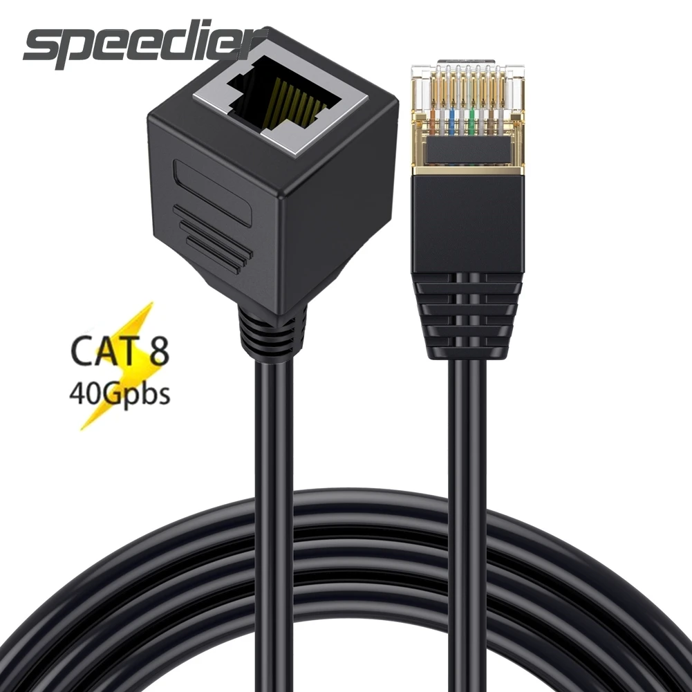 

Сетевой Ethernet-Кабель, 40 Гбит/с, 2000 МГц, RJ45, CAT7, CAT8, RJ 45, 30 см, 60 см, 1 м, 1,5 м