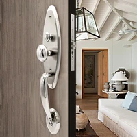 Luxury Decoration Villa House Stainless Steel 304 Main Door Handle Interior Wooden Door Bedroom American Lock Handle