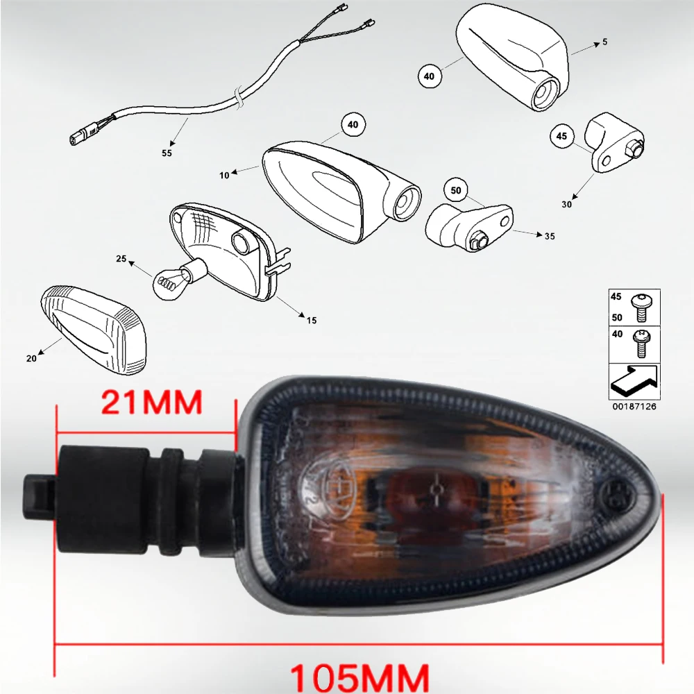 Сигналы поворота для мотоциклов поворотник BMW F650GS F800GS HP2 Enduro K1200R K1200S R1200GS K1300R -