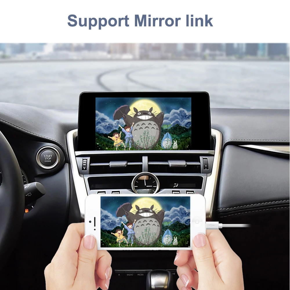 SINOSMART беспроводной CarPlay Android автоматический модуль для Lexus NX/IS/CT/ LS/ES 2014-2020