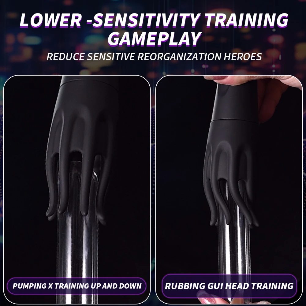 Головка стимулирует пенис массажный вибратор 10-скоростной мужской оральный