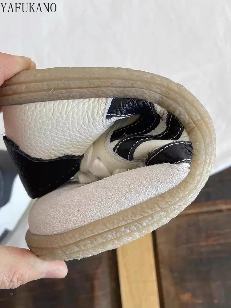 Mori Girl кроссовки из натуральной кожи удобные повседневные туфли на мягкой подошве