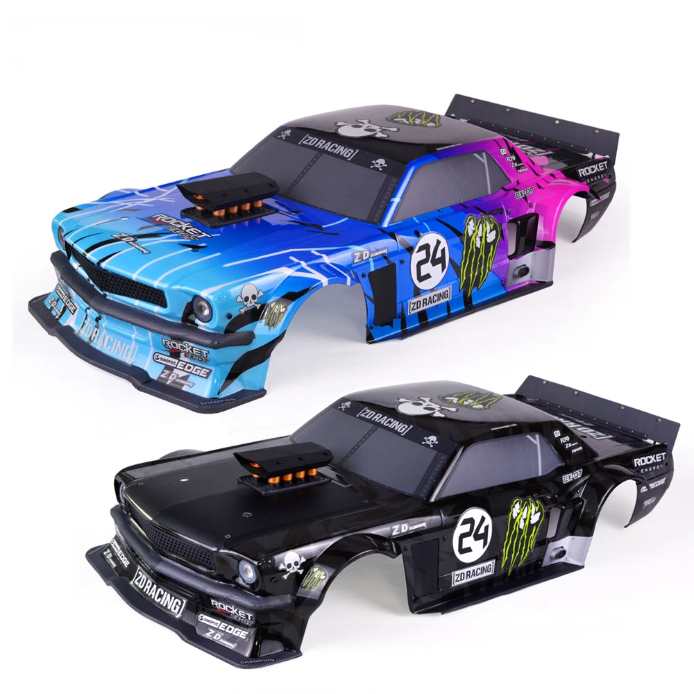 

ZD racing 1 / 7 ex-07 dbx-07 RC Racing drift car original accessories PC color car shell set body shell 8572