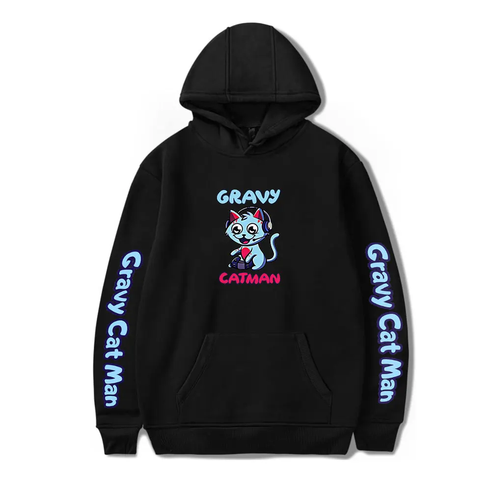 

Gravycatman Merch 2022 New Hooded Print Hoodie Sweatshirt Men/Women Printed Casual Clothing -
