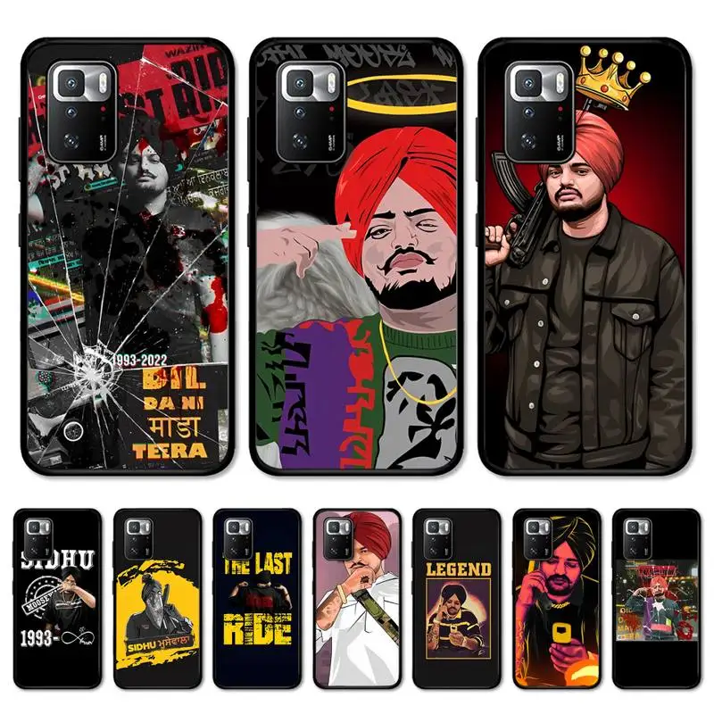 

Indian Rapper Sidhu Moose Wala Phone Case for Redmi Note 8 7 9 4 6 pro max T X 5A 3 10 lite pro