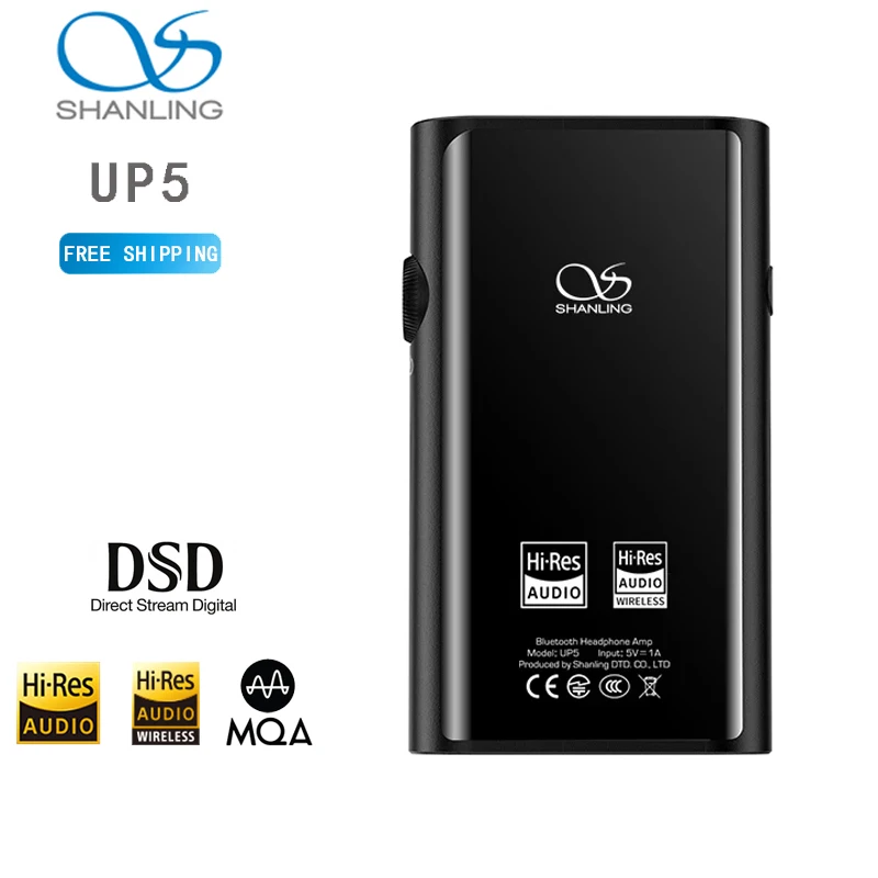 Усилитель для наушников SHANLING UP5 с декодированием Dual ES9219C сбалансированный Bluetooth USB